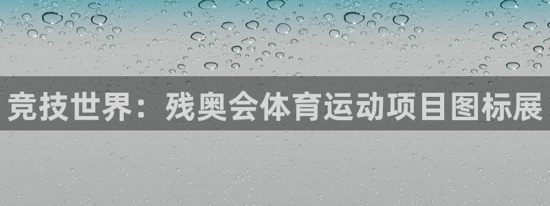 bsport体育全站官网入口：竞技世界：残奥会体育运动项目图标展